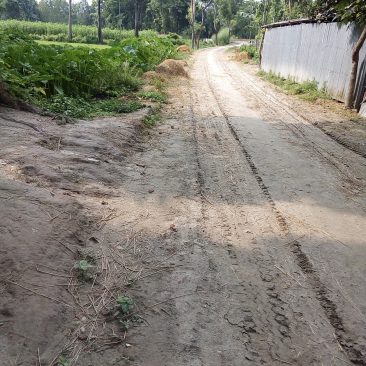 Condition of road before some group of people in the locality made RTI application which had been lying under this condition for long causing immense suffering to the people at large